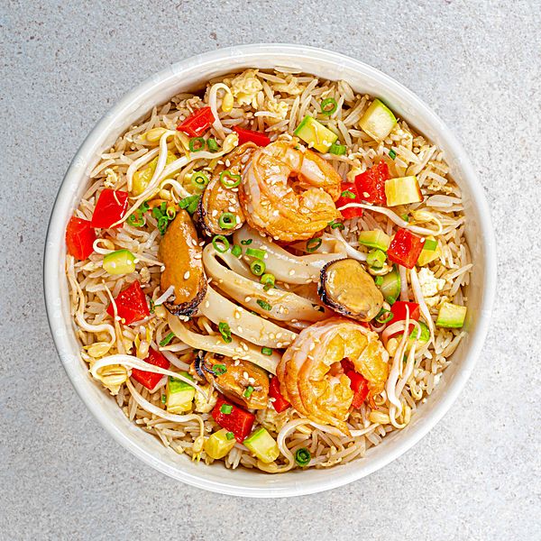 Рис с морепродуктами