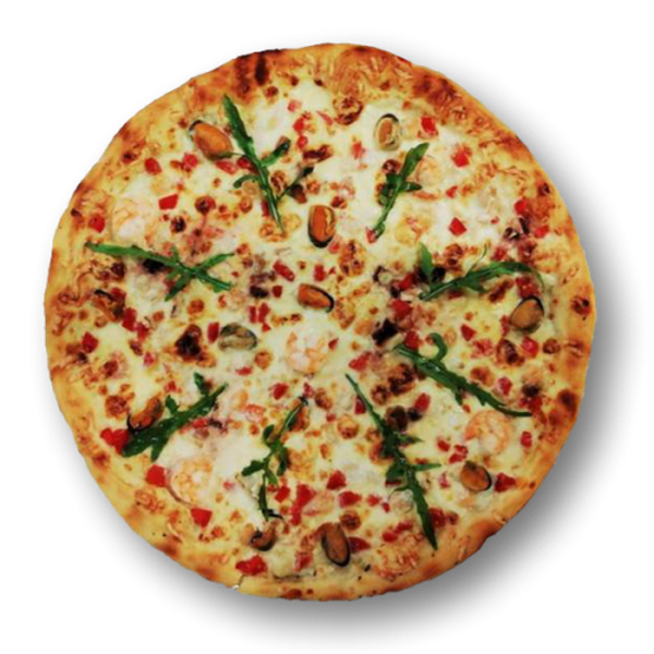 Пицца с морепродуктами