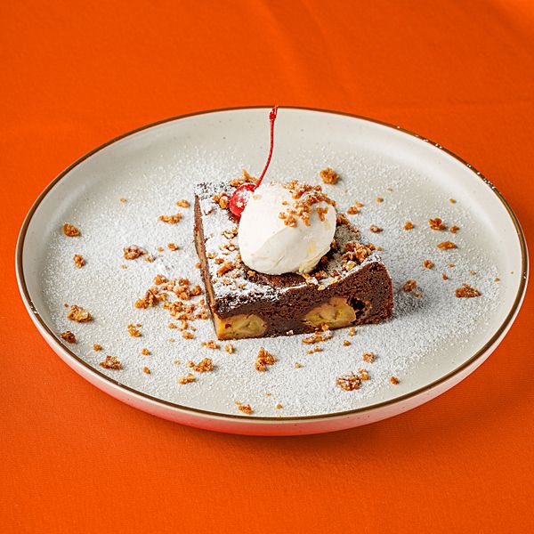 Брауни с бананом