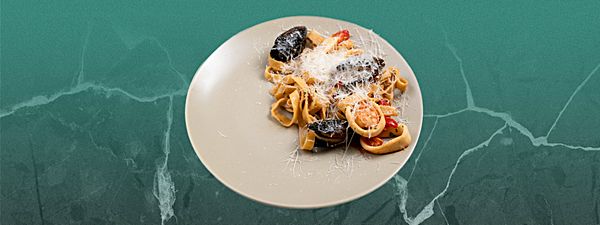 Тальятелле с морепродуктами