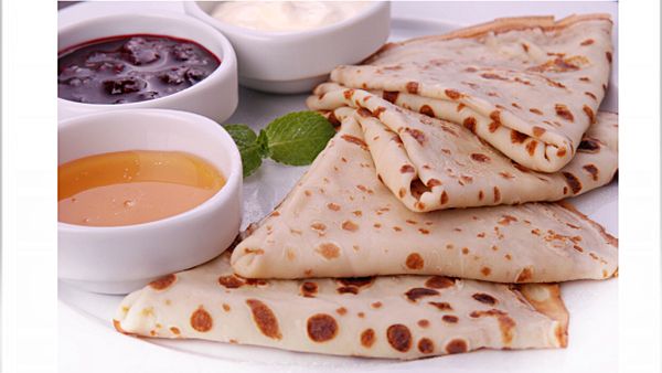 Блины с наполнением на выбор