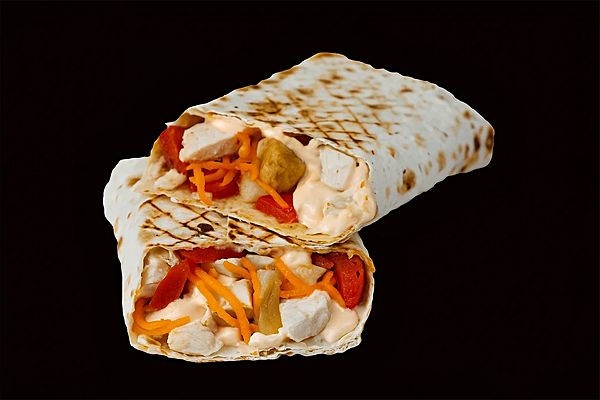 Шаурма с ананасом