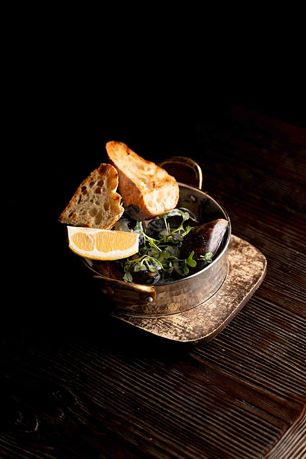 Мидии в соусе 