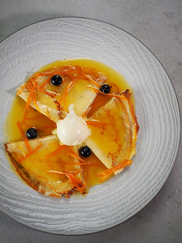 Креп Сюзетт с апельсинами