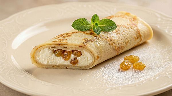 Творожок с изюмом