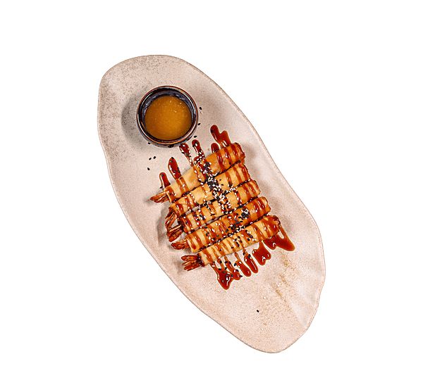 Тигровые креветки в тесте Брик