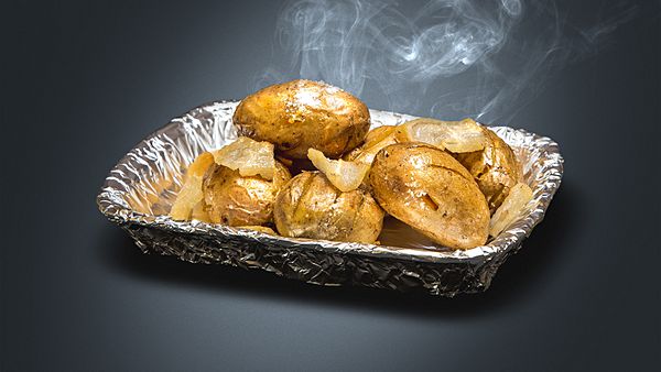 Картофель с салом