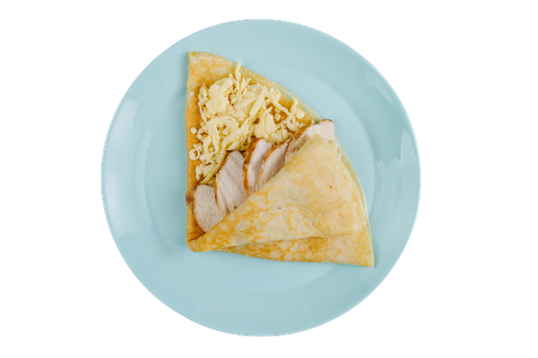 Блинчик с курицей и сыром