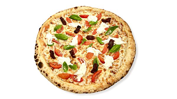 Маргарита с вялеными томатами и сыром страчателла