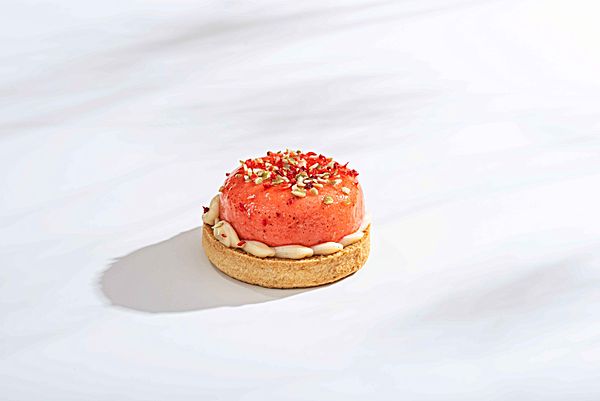 Тарталетка клубника-ваниль