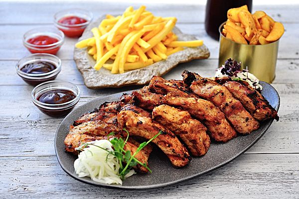 Набор из пикантных свиных ребрышек