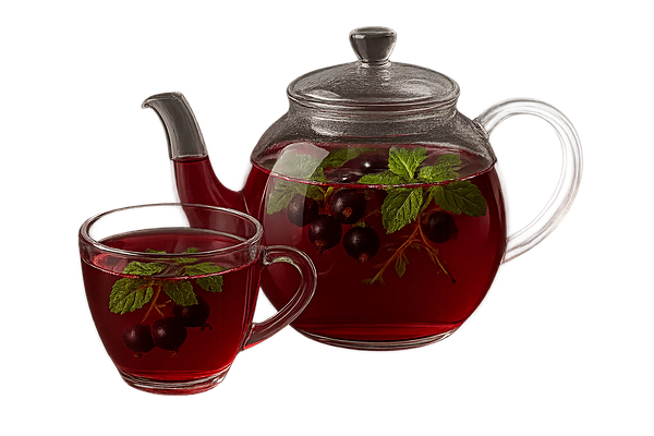 Чёрная смородина с мятой