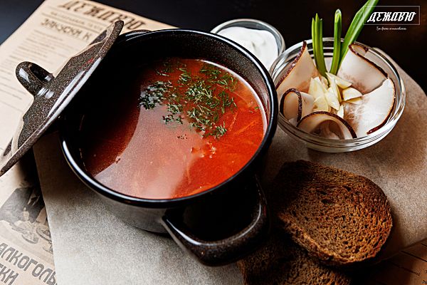 Борщ по-домашнему