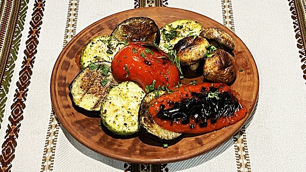 Овощи на мангале