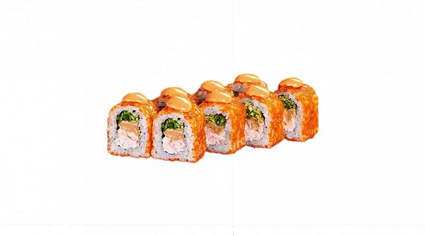 Калифорния краб лосось терияки