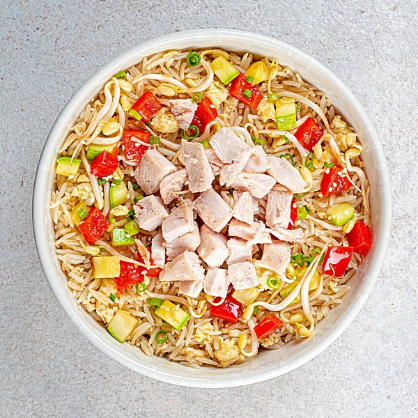 Рис с курицей