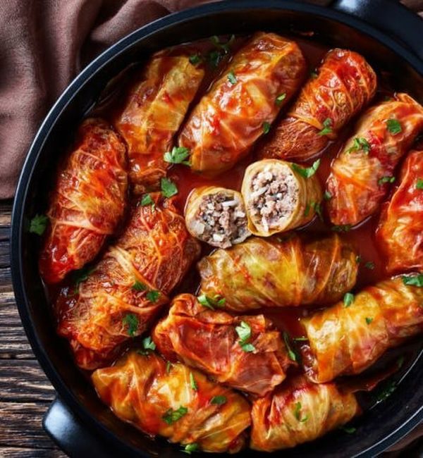 Голубцы свино-говяжьи