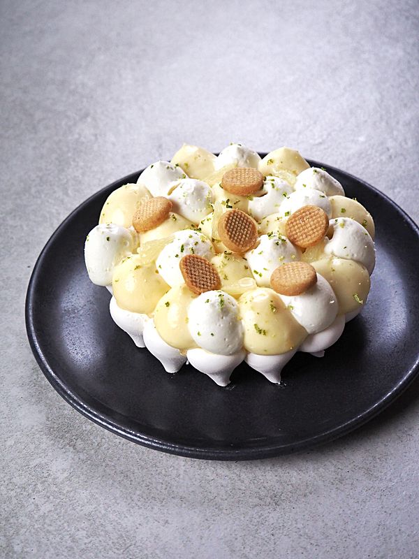 Перевернутый лимонный тарт