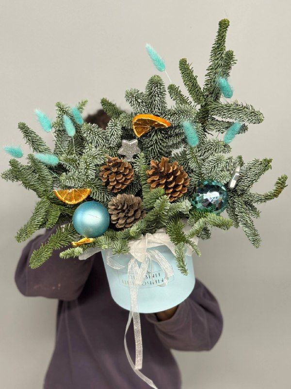 Композиция в голубых оттенках