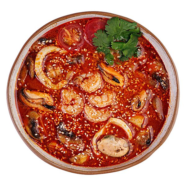 Суп Том Ям с морепродуктами