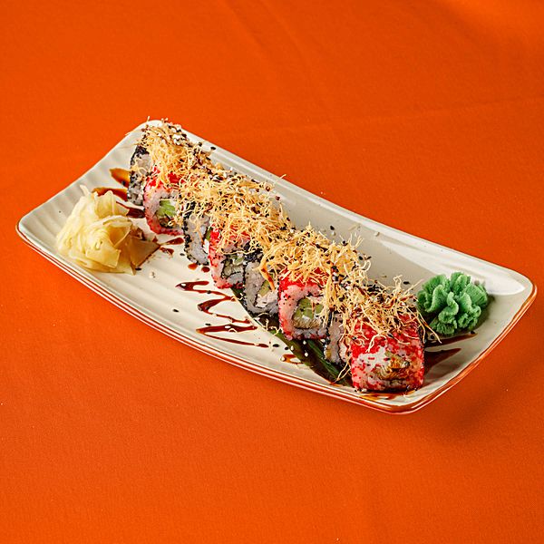 Ролл фудзияма с угрем