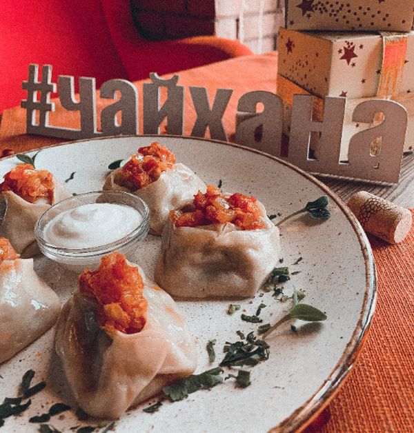 Манты с мясом