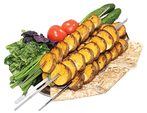 Картофель на мангале