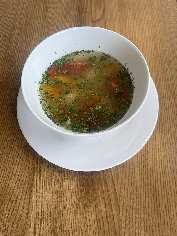 Уха из судака и лосося