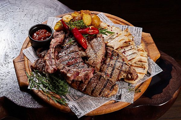 Сет мяса на гриле