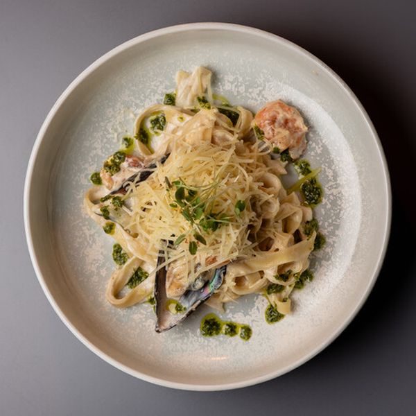 Феттучини с морепродуктами