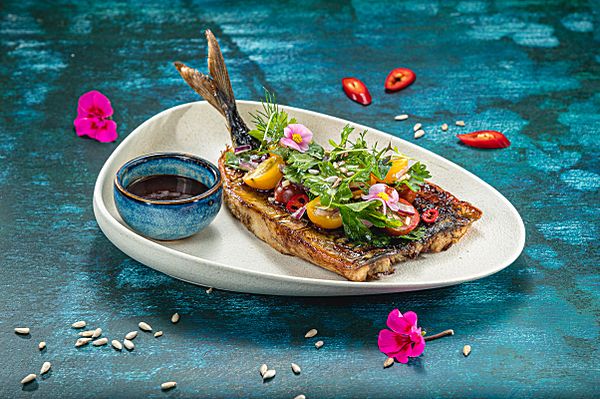 Скумбрия гриль