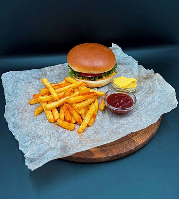 Бургер со свининой