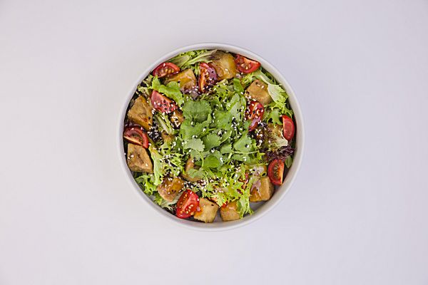 Салат с баклажаном