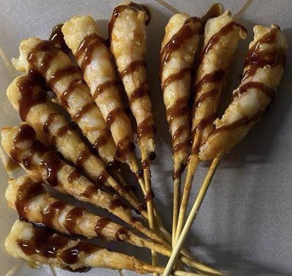 Креветки гриль