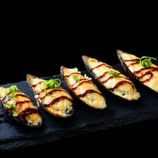 Мидии под сырной шапкой