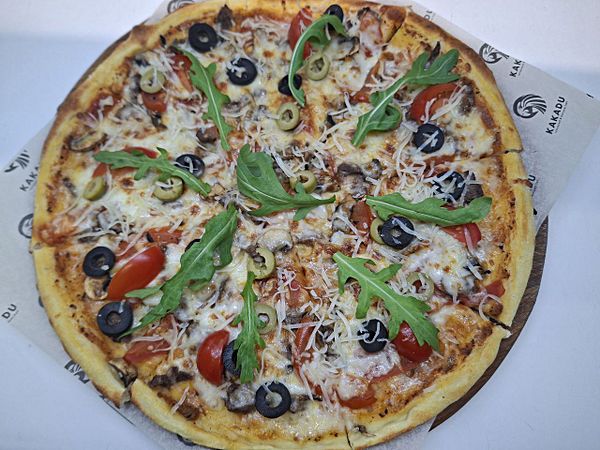 Пицца с телятиной