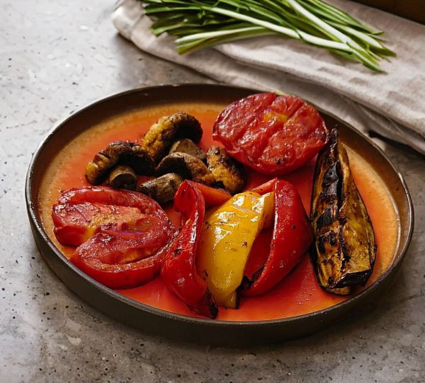 Овощи на углях