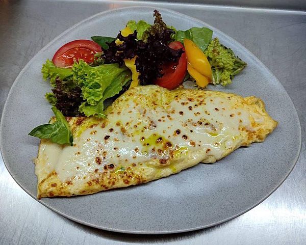 Омлет с овощами