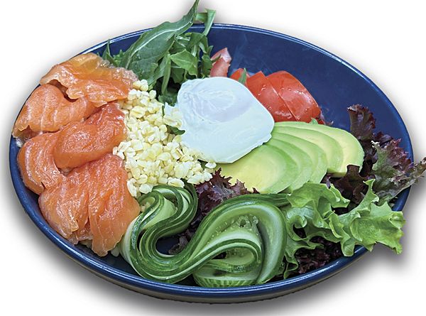 Боул с лососем