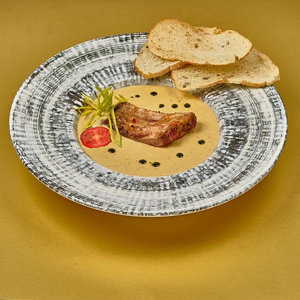 Фасолевый суп с реберным мясом