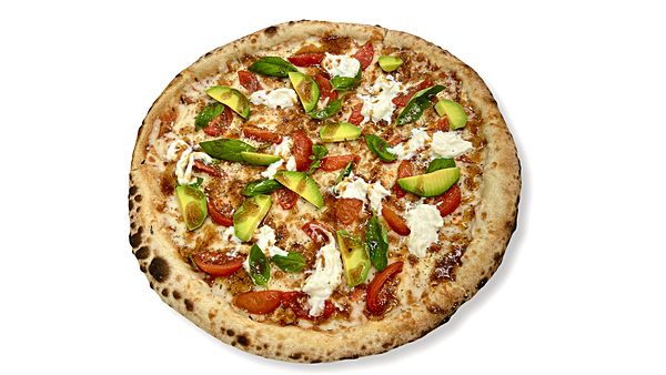 Маргарита авокадо с сыром страчателла