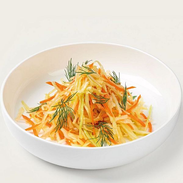 Капуста и морковь с ароматным маслом