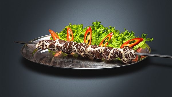 Говяжья печень в сетке