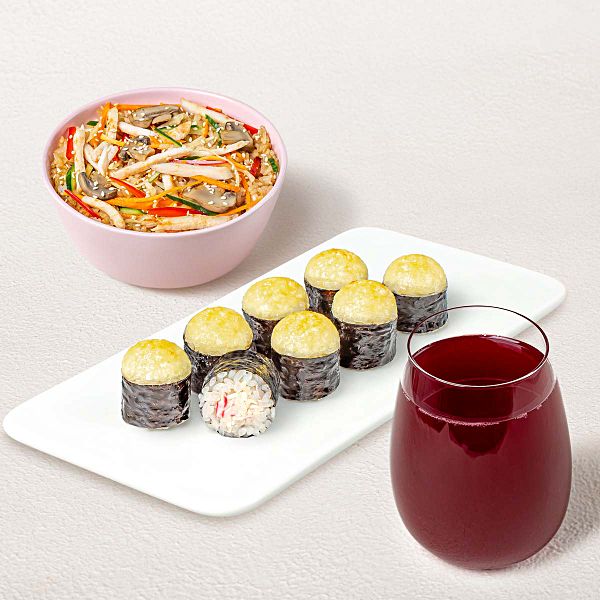 Бизнес-ланч Смарт M с морсом из черной смородины