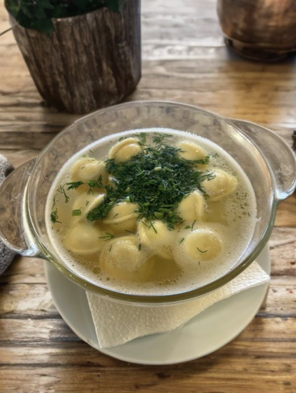 Суп пельменный