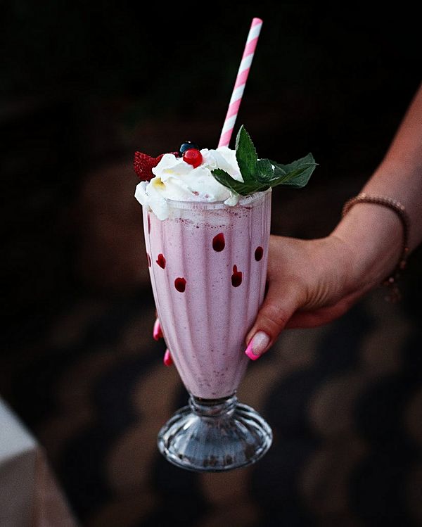 Милшейк клубничный