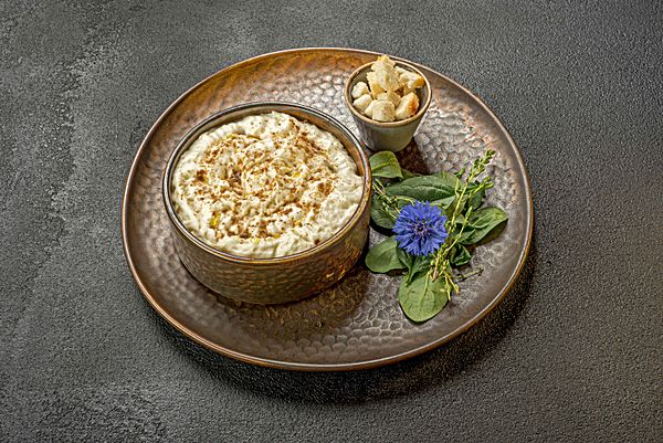 Грибной крем-суп капучино