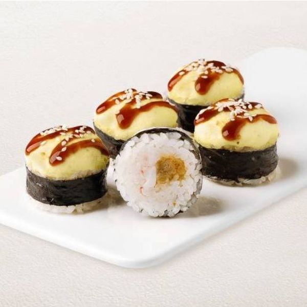 Аяши с лососем и моцареллой 5 кусочков