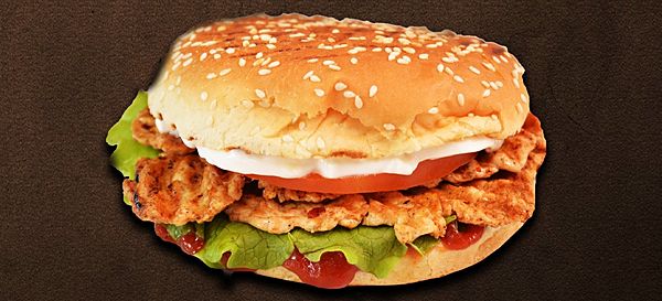 Биг-чизбургер со свининой