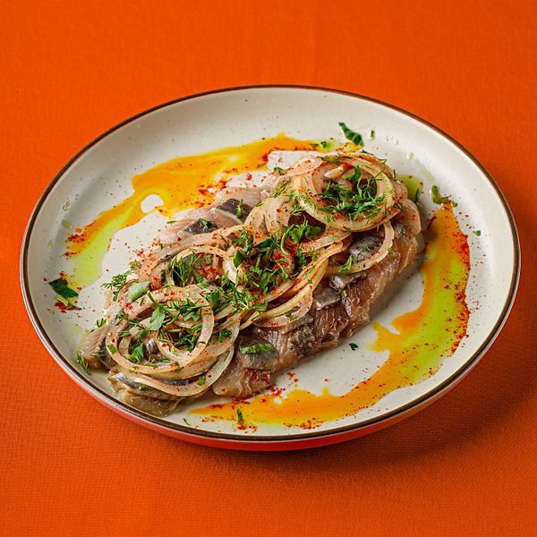 Сельдь с луком